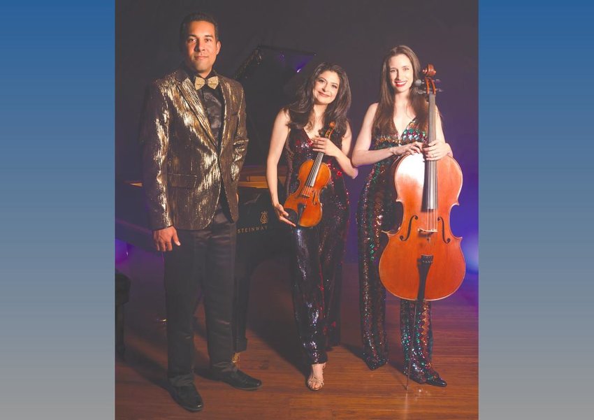 TAKE3, featuring, from left, Jason Stoll, Lindsay Deutsch and Mikala Schmitz, perform at 7:30 p.m. Dec. 10 at Munson-Williams-Proctor Arts Institute in Utica.