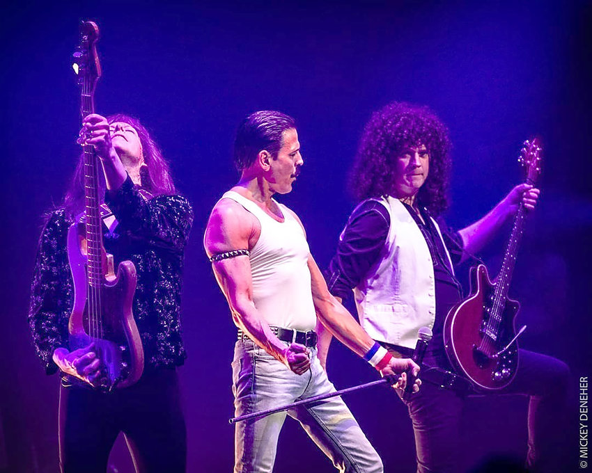Queen tribute act Almost Queen, plus the Elton John tribute Philadelphia Freedom, will perform live in concert at 7:30 p.m. Friday, Dec. 16 at the Stanley Theatre in Utica.
