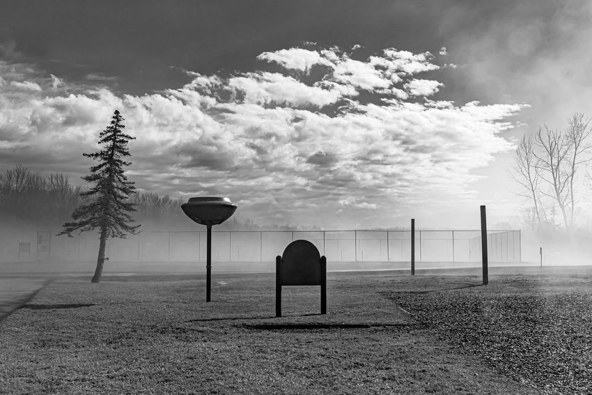 Amateur photographer Nelson Rudiak, of Rome, was awarded by a prestigious photography platform for his black and white photograph, &ldquo;Twilight Zone Park,&rdquo; taken in Madison County.