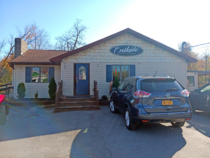 The Creekside Cafe is at 3888 Oneida St., Washington Mills.