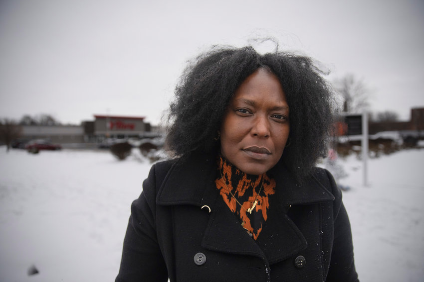 Zeneta Everhart stands outside a Tops supermarket in Buffalo, N.Y., on Jan. 27, 2023. Ten people were killed in the store in May 2022 after a gunman entered targeting Black people. Everhart's then-19-year-old son survived after being shot in the neck. &ldquo;You know, we don&rsquo;t want to hear about this. We don&rsquo;t want to hear about our children dying by gun violence, and we don&rsquo;t want to hear about our seniors&rdquo; who were killed in the California studio attack. &ldquo;How awful. How heartbreaking.&rdquo;