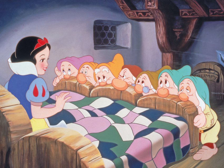 Scene from &ldquo;Snow White and the Seven Dwarfs&rdquo; (1937). The screening this weekend at the Capitol Theatre marks the 100th anniversary of Walt Disney Studios.