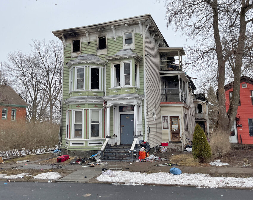 The fire on Mandeville Street in Utica Monday evening has been ruled accidental.