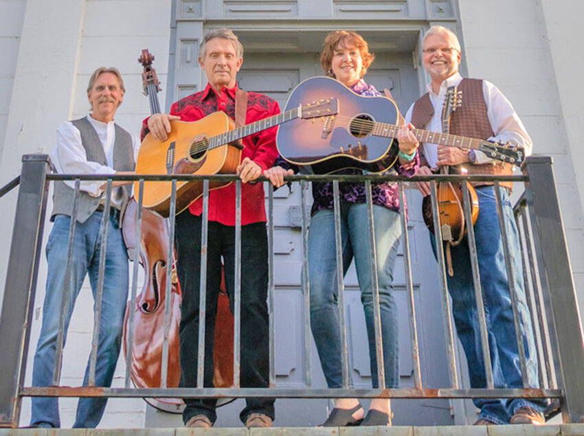 The Cadleys, featuring, from left, John Dancks, John Cadley, Cathy Cadley and Harry Cleaveland,  play a bluegrass-rooted variety show at 7:30 p.m. April 1 at the Park Coffee House in Holland Patent.