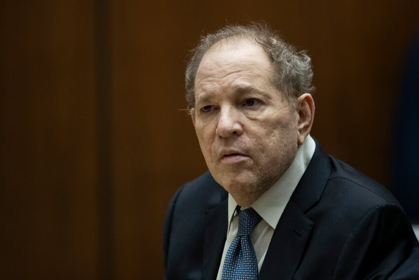 Former film producer Harvey Weinstein appears in court at the Clara Shortridge Foltz Criminal Justice Center in Los Angeles, Calif., on Oct. 4 2022, in this Associated Press file photo.