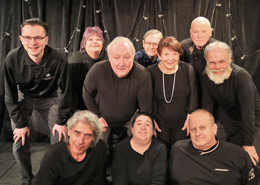 Hamilton Community Players perform &ldquo;Animal House&rdquo; at 7:30 p.m. April 28 and 29 at Arts at the Palace Theater Underground in Hamilton. The cast includes, front row from left, Frank Procopio, Kate Reynolds and Bob Tenney; second row from left, John Hunter Orr, Jo Ann Geller and Ted Lenio, and back row from left, Kyle Tenney, Lori Crumb, Bruce Ward and Will Doonan, plus Susan Galbraith.