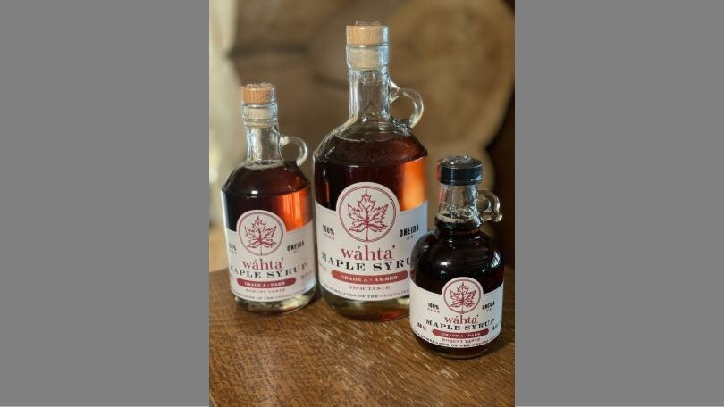 From the sugarbush to bottling, W&aacute;hta&rsquo; Maple Farm syrup is produced entirely on the Oneida Indian Nation&rsquo;s homelands with some of the same trees Oneida ancestors would have tapped to produce syrup more than 100 years ago.