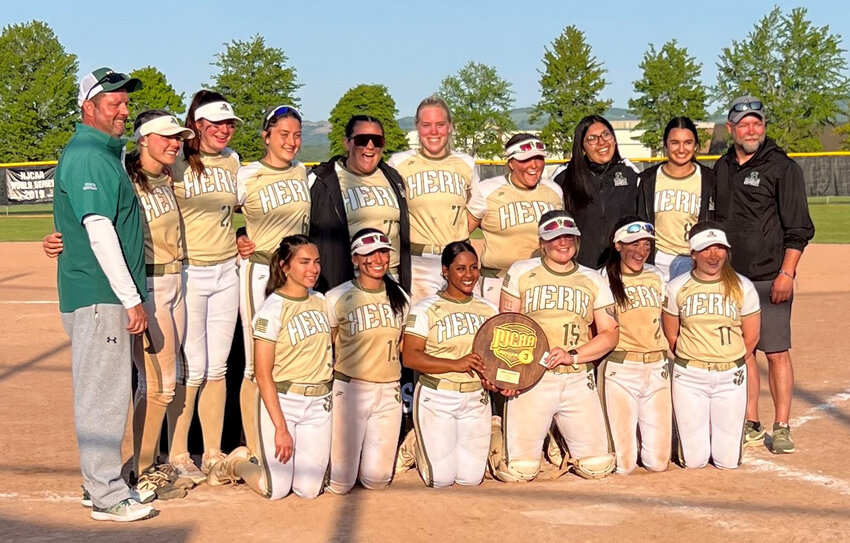 REGION 3B CHAMPS &mdash; The Herkimer College Generals softball team won the Region 3B Championship last weekend to advance to the 2023 NJCAA Division III Softball World Series that began Wednesday and runs through Saturday in DeWitt. The Generals won the 2013 national championship, and this is their 11th straight national tournament appearance. Herkimer is fifth in NJCAA DIII rankings with a record of 27-7.