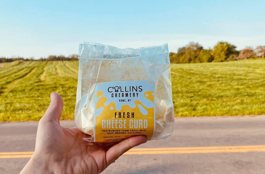 The Collins Farm and Creamery in Rome has a self-serve farm store open seven days a week from 7 a.m. to 7 p.m. and offers fresh cheese curd on Thursdays.