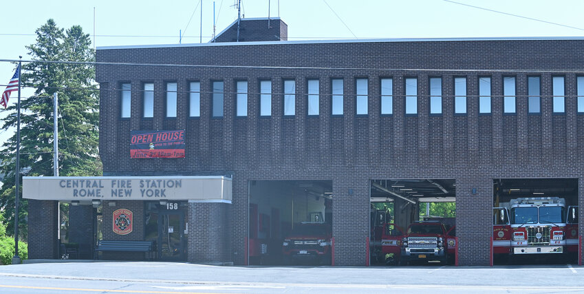The Central Fire Station in Rome, located at 158 Black River Boulevard. The department will hold their first ever open house at 10 a.m. on Saturday.
