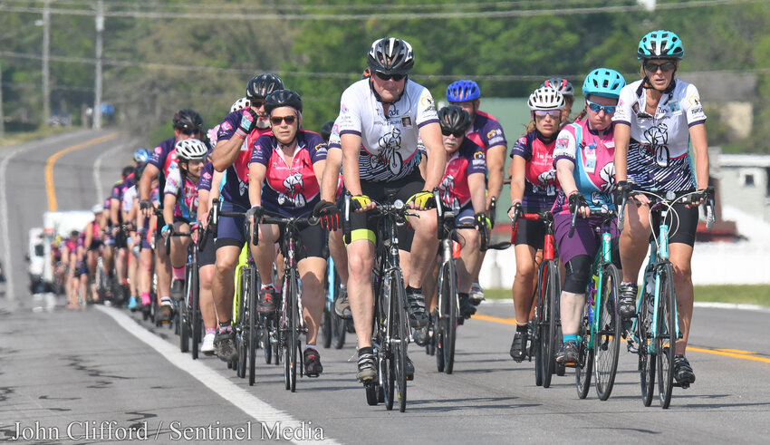 The Ride for Missing Children Riders on Route 20, Friday, June 2.