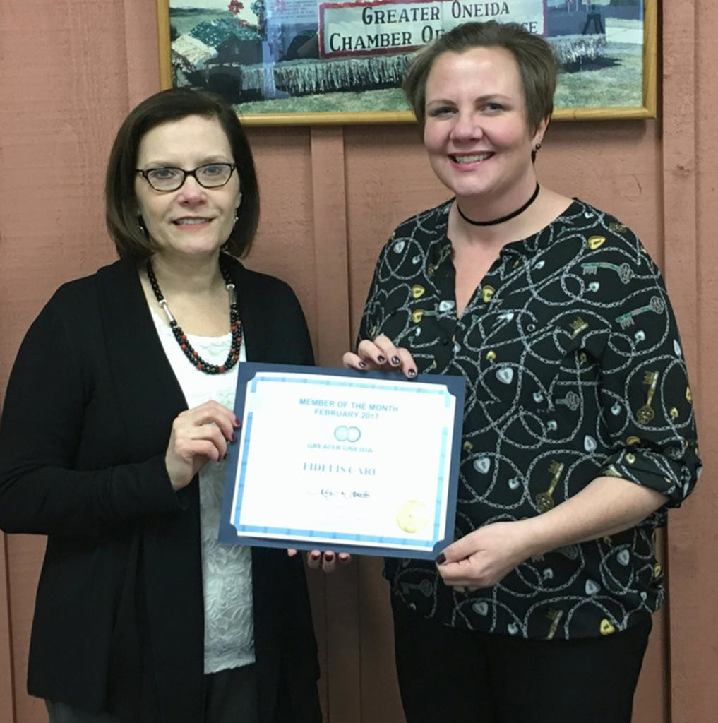 Greater Oneida Chamber of Commerce honors Fidelis Care Daily Sentinel