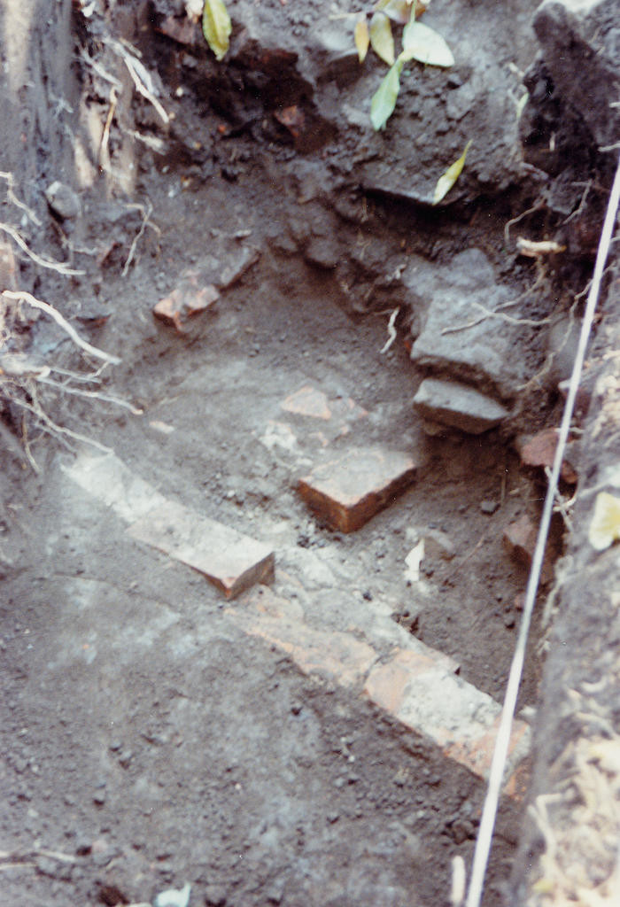 DIGGING FOR BURIED TREASURE — Much of Rome Canal’s remains are underneath the city’s present day infrastructure. Only a small plot of land near the Martin Street Lower Landing Memorial is available for excavation.
 (Photo courtesy Rome Historical Society)