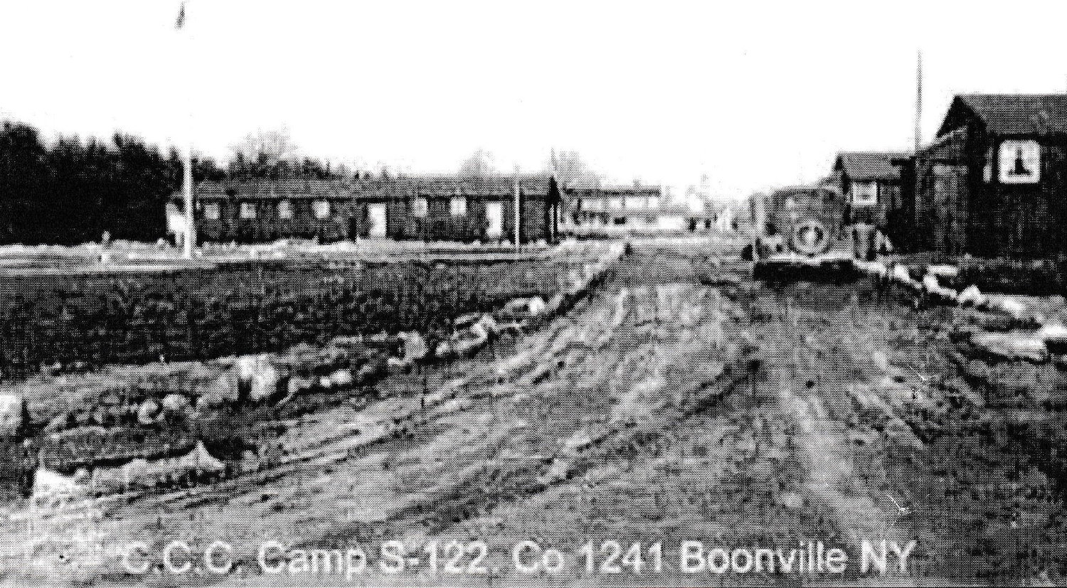 BOONVILLE POW CAMP — This POW camp was located on the Hawkinsville Road.