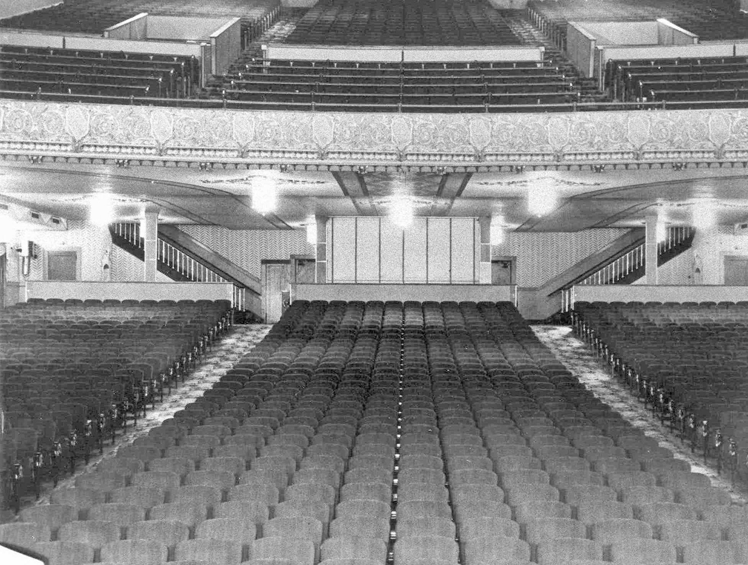 A BYGONE ERA — Here the Capitol Theatre auditorium is seen from its 1939 renovation.  After current renovations, the theater has been restored in this style.  The Capitol will officially reopen to the public on Saturday, July 17.