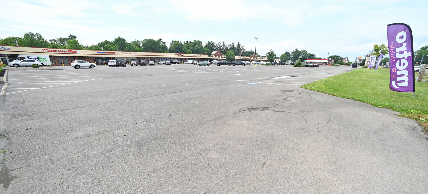 SPECIAL PERKS — The parking lot at Mohawk Acres Plaza, 1790 Black River Blvd., is the proposed site of a new Starbucks Coffee Shop, with a public hearing and preliminary site plan review going before the city Planning Board on July 6.