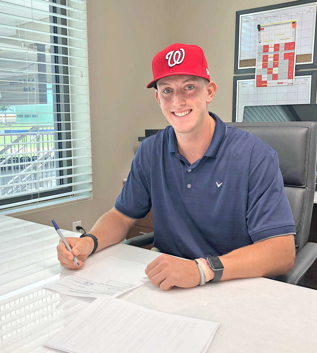MAJOR LEAGUE DEAL — Tyler Schoff, who pitched for Rome Free Academy and then Division I Bryant University, has signed a free agent rookie contract with the Washington Nationals organization. Schoff, a 6-foot-4 right-handed starter, was 7-1 with a 3.12 ERA in his senior year at Bryant. He threw 69 1/3 innings and struck out 72 batters. He was a second-team All-Northeast Conference selection this spring. Now he joins the Nationals, who won the 2019 World Series.