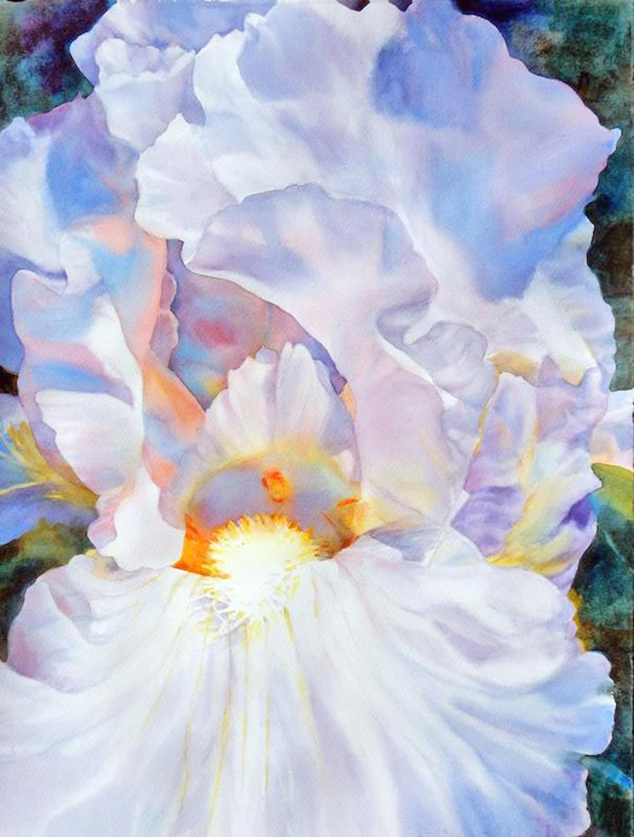 “Idyllic Iris” — Piece by Ann Pember