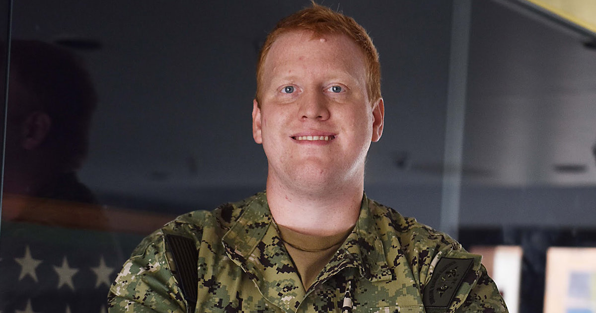 DAMAGE CONTROL — Fireman Ryan McNichol, a 2013 Rome Free Academy graduate, serves as a Navy damage controlman, whose responsibilities include firefighting on the ship, making sure everyone is trained and ensuring everyone keeps the utmost safety if something were to occur.