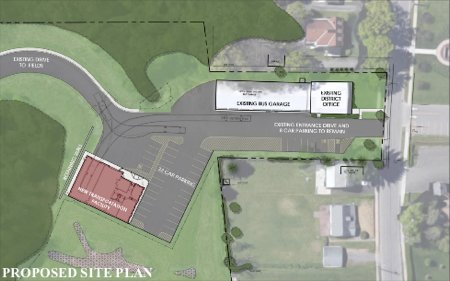 NEW BUS GARAGE PROPOSED — According to a project overview on the school district website, www.oiskanycsd.org, Oriskany voters will have their say on a $13 million project which includes work on both the N. A. Walbran Elementary and the Junior/Senior High School, as well as the district office site to include a new transportation facility/bus garage. The project, officials said, would receive 81.7% state aid funding and be done at no additional cost to district taxpayers.