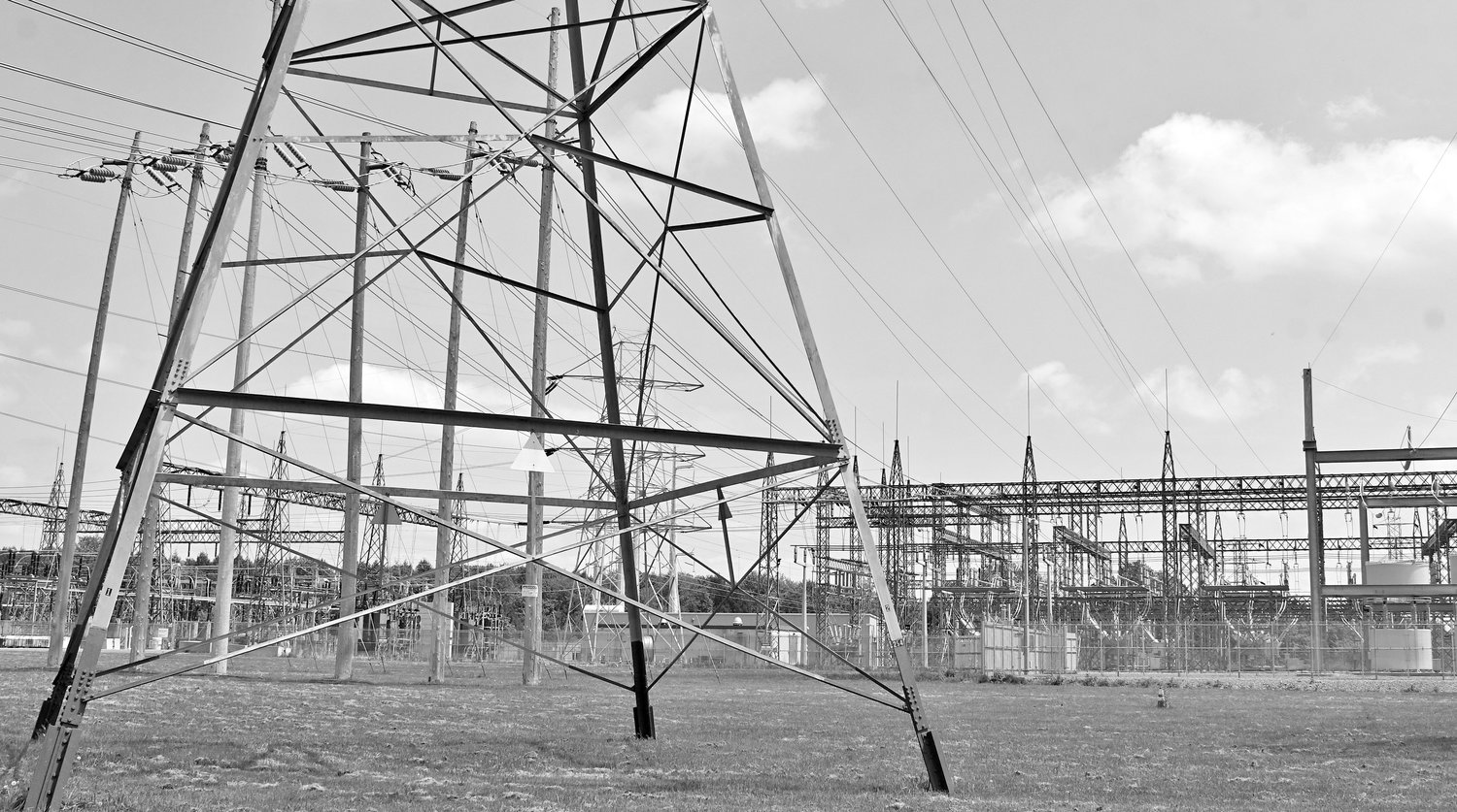 POWER TO THE PEOPLE — The National Grid electrical substation in Marcy is shown in this May 2021 file photo, following an announcement by the New York Power Authority of an agreement with National Grid to rebuild 110 miles of transmission lines in the Mohawk Valley and North Country as part of the Smart Path Connect project. The state’s electrical grid, utility officials said Wednesday, is sufficient to meet expected heavy winter demands.