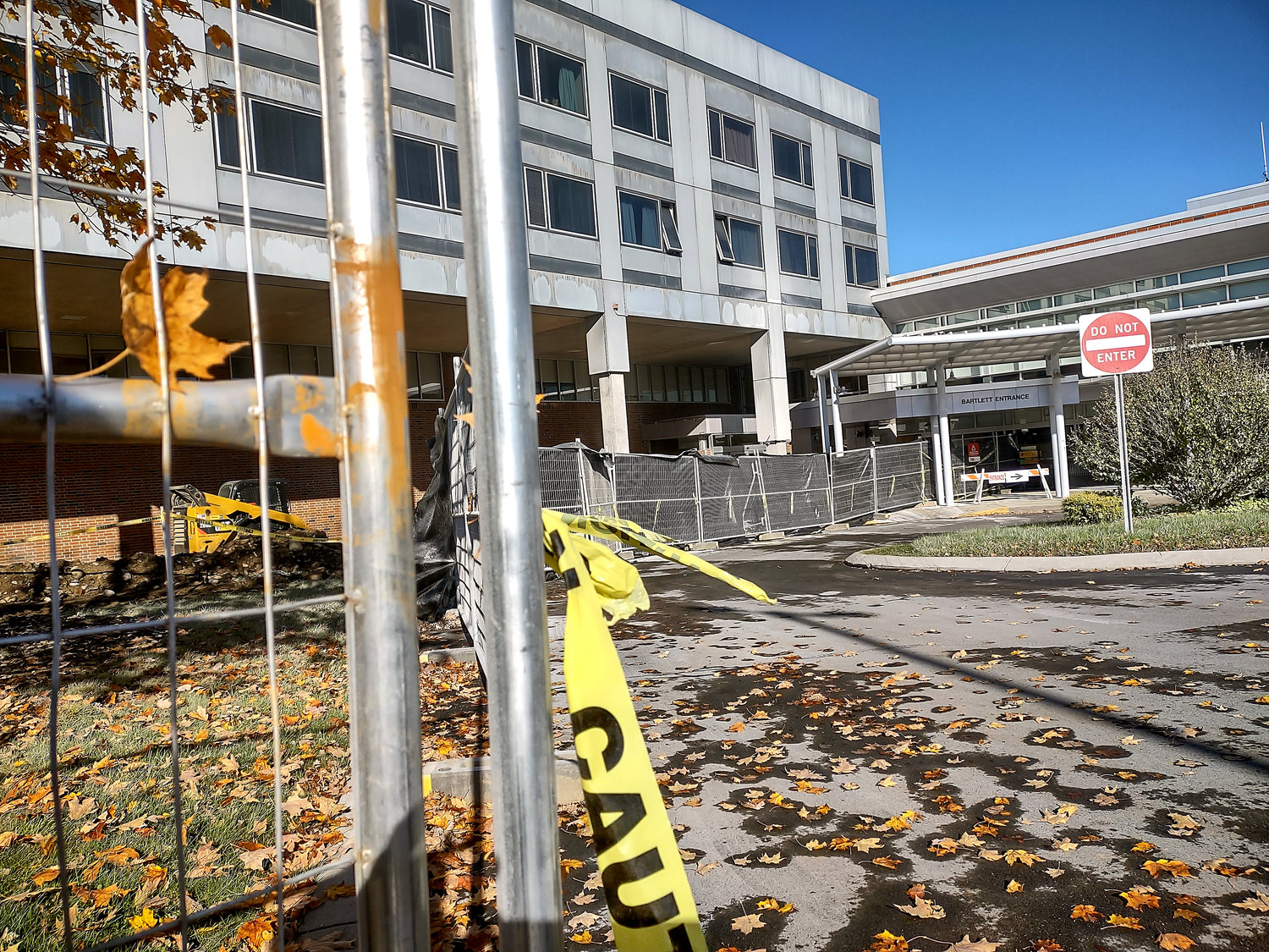 MAKING CHANGES — Demolition is underway at Rome Health to make way for a new Physician Centerwhich will bring together primary care, specialists, diagnostic testing and pharmacy in one location for patient convenience.