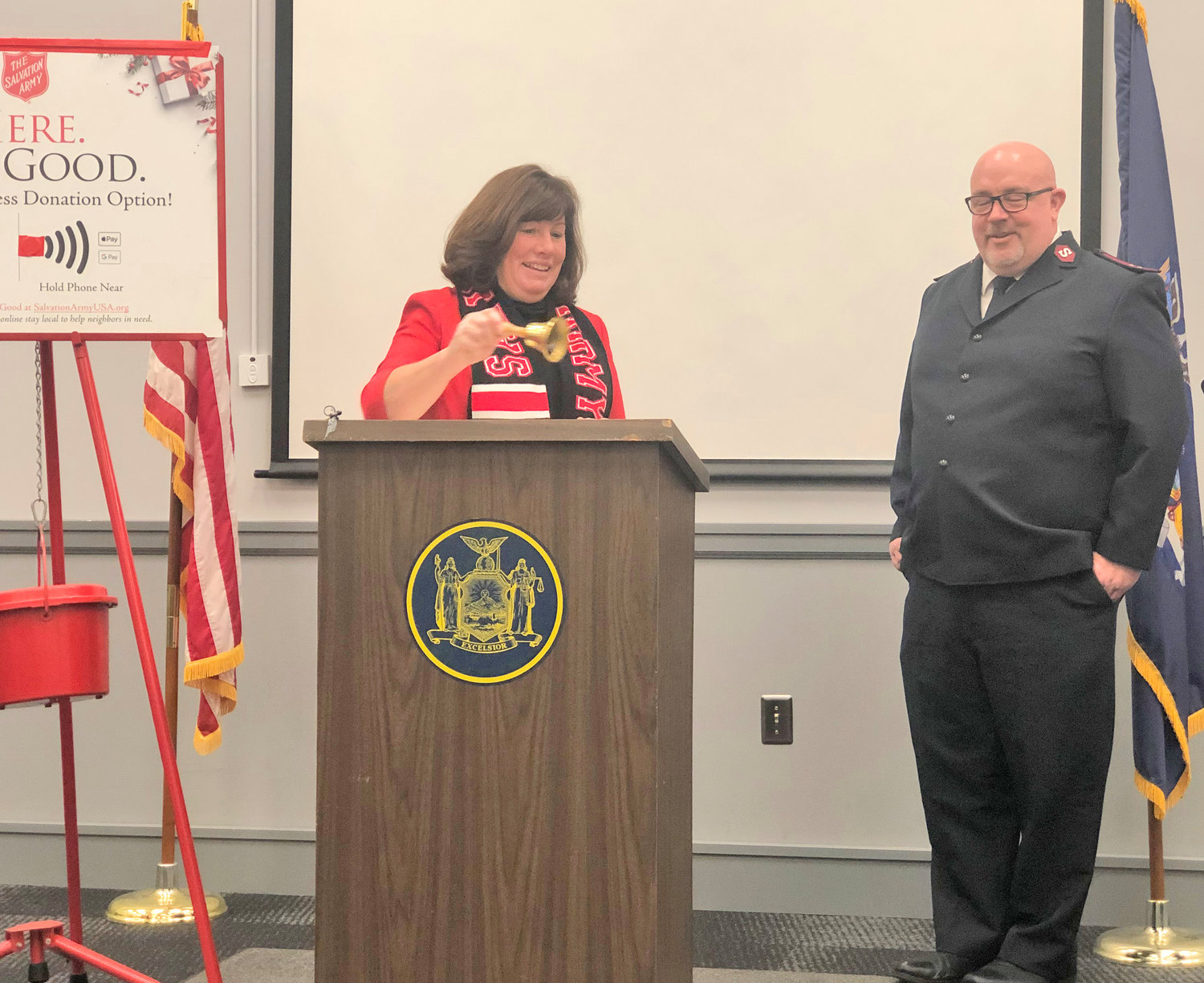 Assemblywoman Marianne Buttenschon, D-119, Marcy, will serve as honorary chair for the 2021 Utica Salvation Army Red Kettle Campaign.