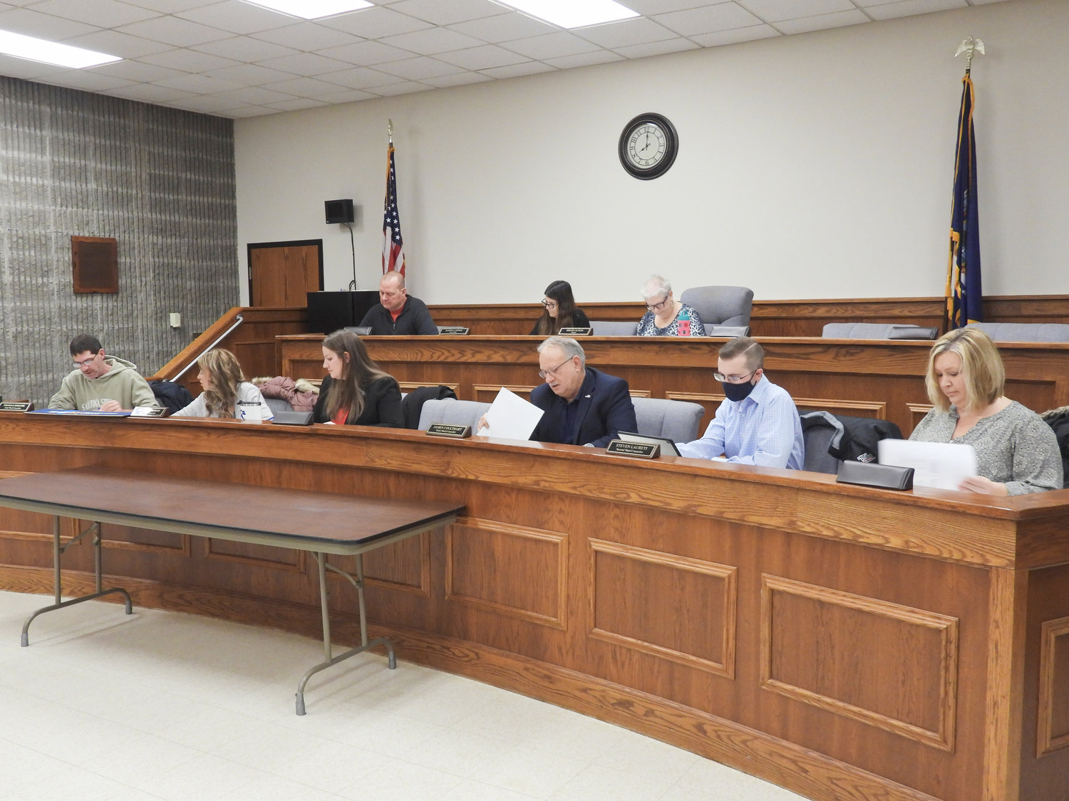 FINAL MEETING — The Oneida city council holds its last meeting of 2021, taking care of any unfinished business and looking to the the new year.