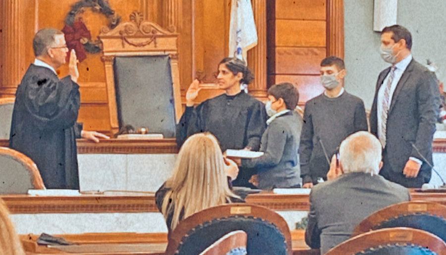 SWORN IN — Danielle Fogel, the newly elected State Supreme Court Justice for the Fifth Judicial District was sworn in on Tuesday, Dec. 28.  at the Onondaga County Courthouse.