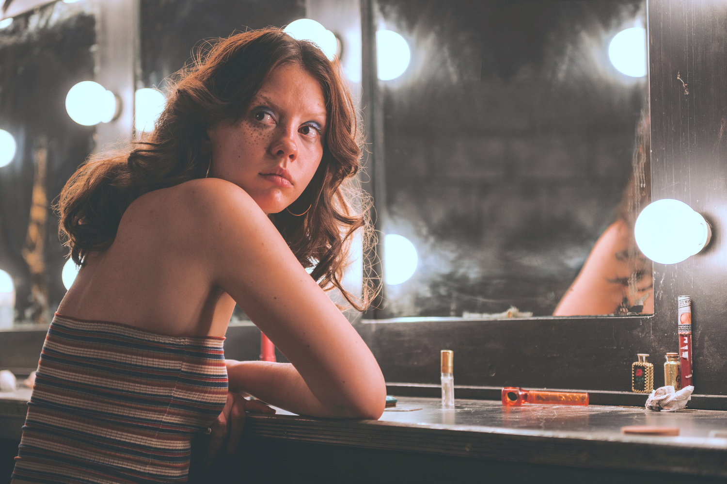 Attention to detail — Mia Goth in a scene from “X.”