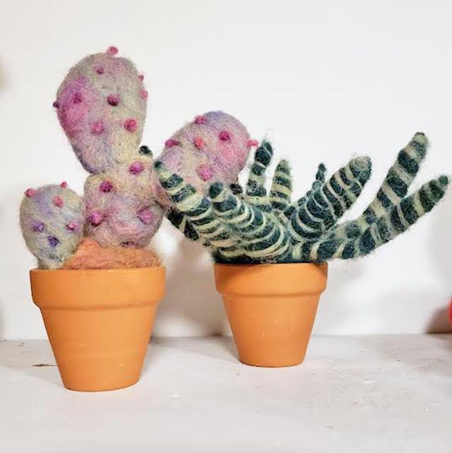 Felted Succulent Sculpture workshop — From noon to 4 p.m. Saturday, April 16, beginner level felting class