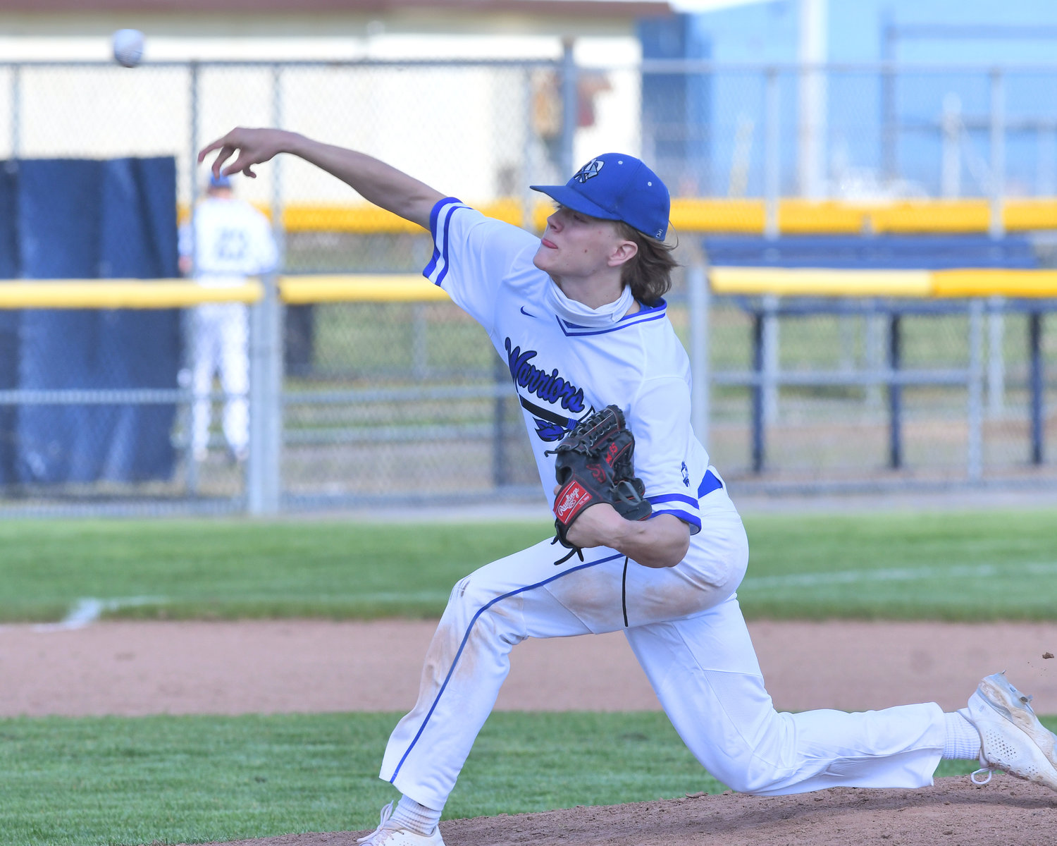 DIVISION I BOUND — Whitesboro’s Ryan Cook, shown during a game in 2021, is expected to have a key role with the Warriors as a senior. He has verbally committed to Central Connecticut State to play Division I baseball.