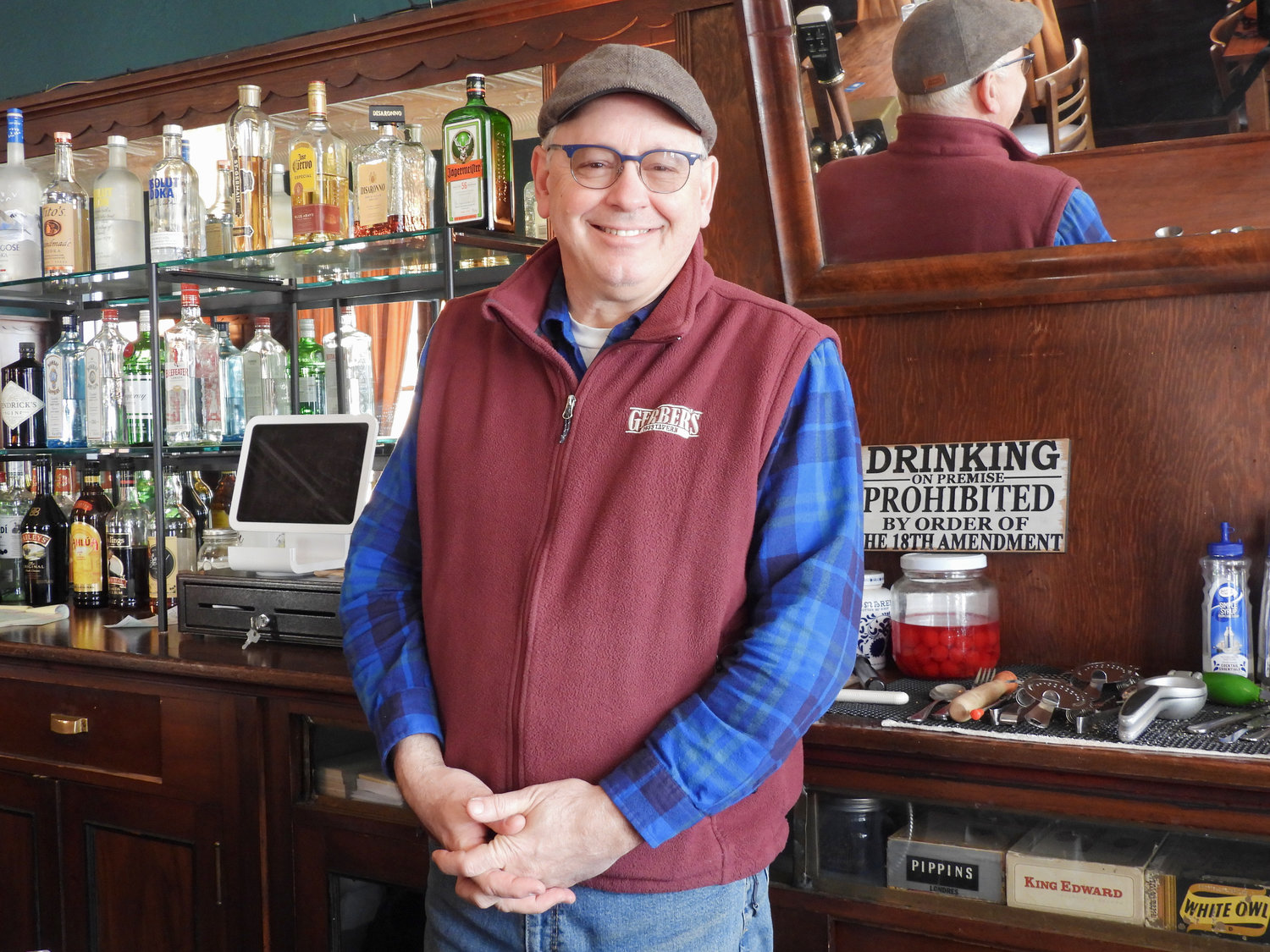 WALKABLE UTICA — Mark Mojave, owner of Gerber’s 1933 Tavern, is looking to expand the tavern’s menu to offer more options and is happy to offer a place where people can sit down, enjoy a beer, and feel normal as the country moves past the pandemic. Above all, Mojave advocates for a walkable Utica and wishes to see more emphasis put on it sooner rather than later.