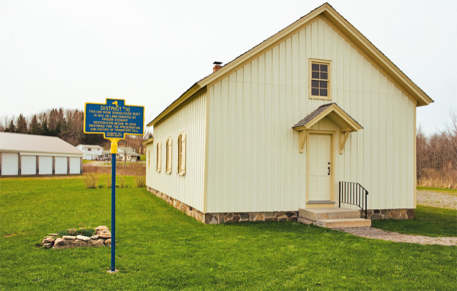 The Frankfort Hill Historical Society District No. 10 Schoolhouse will be open for a series of guest lectures. All of the lectures are scheduled to begin at 6:30 p.m. at the school, located on Frankfort Hill near the intersection of Albany and Higby roads next to the Frankfort Hill Volunteer Fire Co.