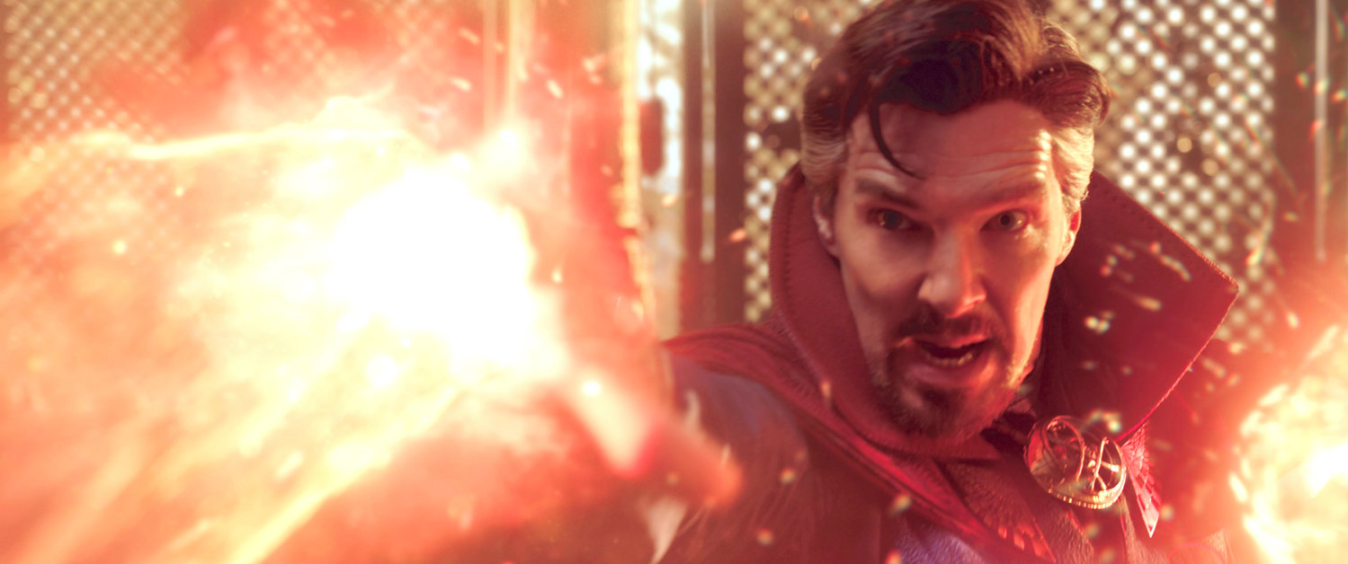 Benedict Cumberbatch as Dr. Stephen Strange in a scene from "Doctor Strange in the Multiverse of Madness."