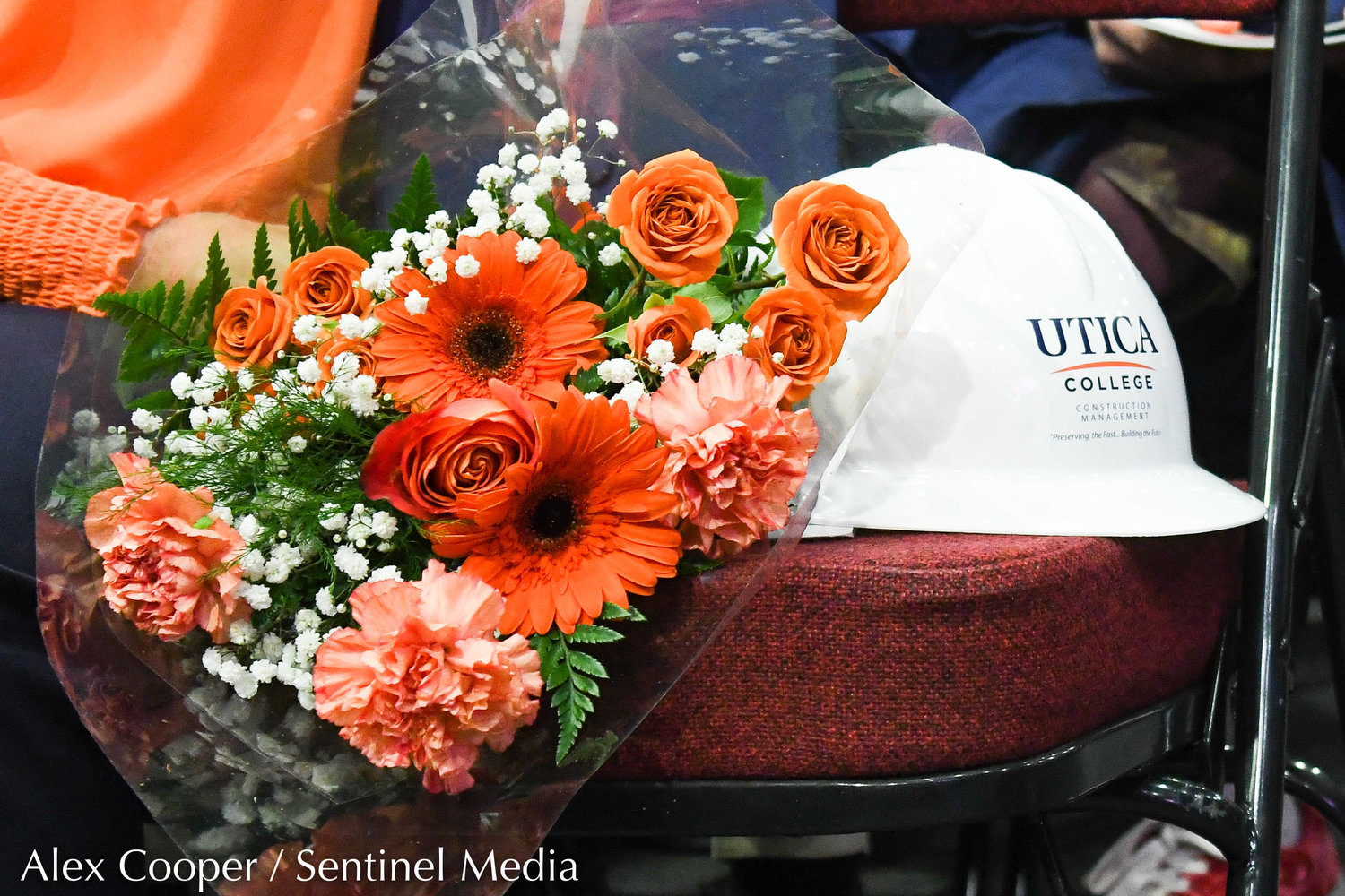 John Paul Ramel, a construction management major, passed away before graduation but was still honored during Utica University's Commencement Ceremony on Thursday at the Adirondack Bank Center at the Utica Memorial Auditorium.