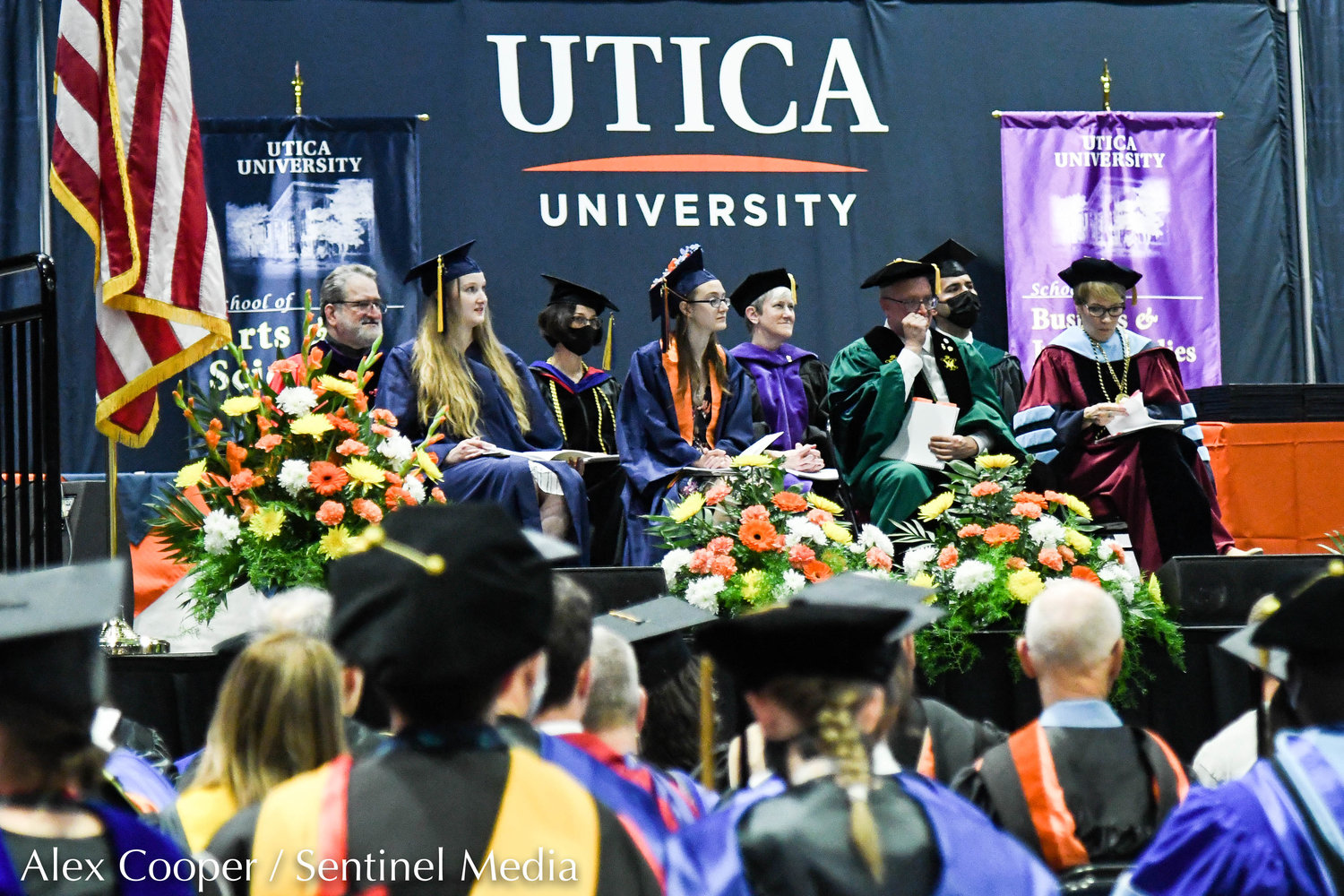 Utica University celebrated its undergraduate commencement ceremony on Thursday at the Adirondack Bank Center at the Utica Memorial Auditorium.