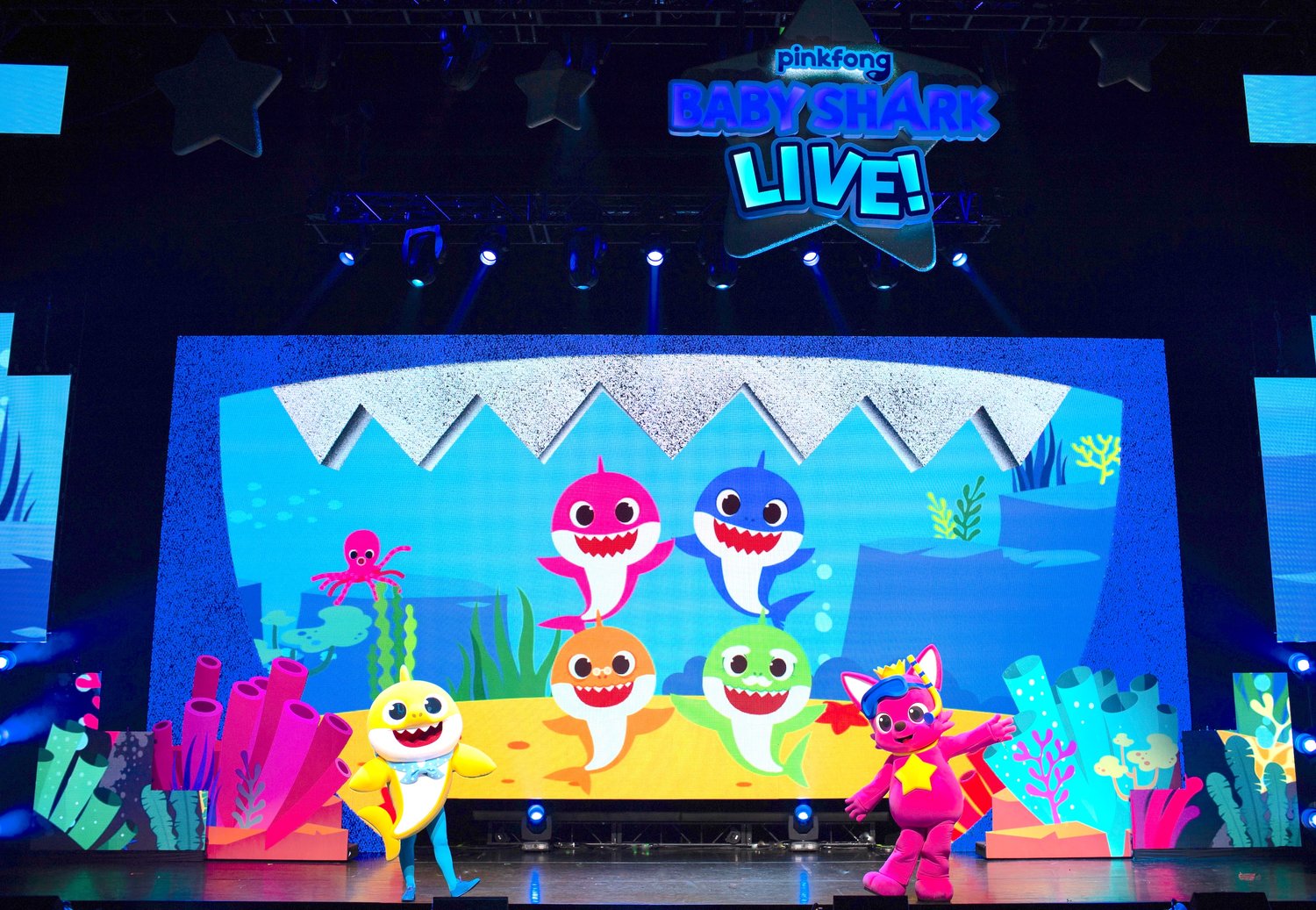 A scene from “Baby Shark Live!”