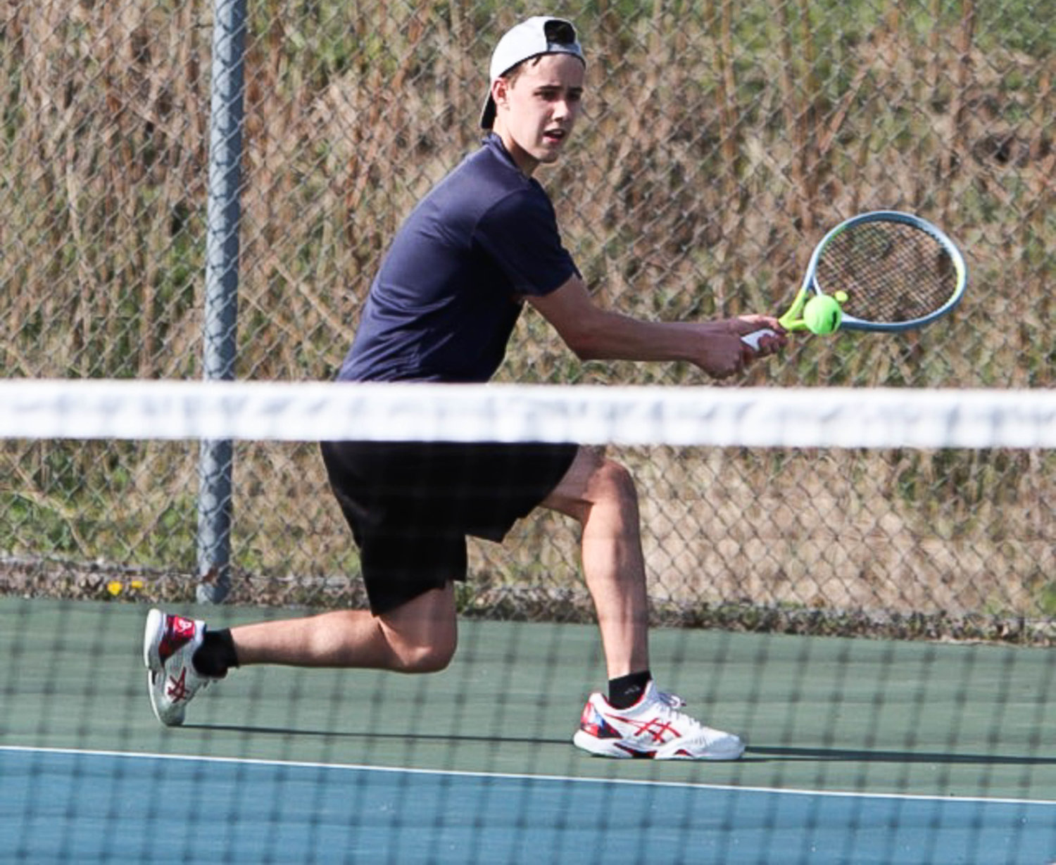 Oneida senior Seth O’Connell has been a team leader as the primary first singles player for the team. Though he lost in the semifinals of the Section III Class B first singles tournament Wednesday, he got far enough to earn a spot in the state qualifier tournament.