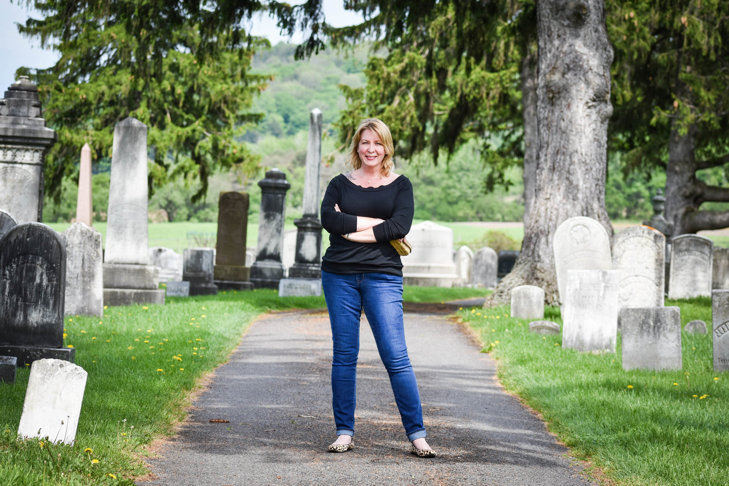 Madison Village Cemetery is one of many cemeteries in CNY that Megan Barnes has visited to clean up gravestones.