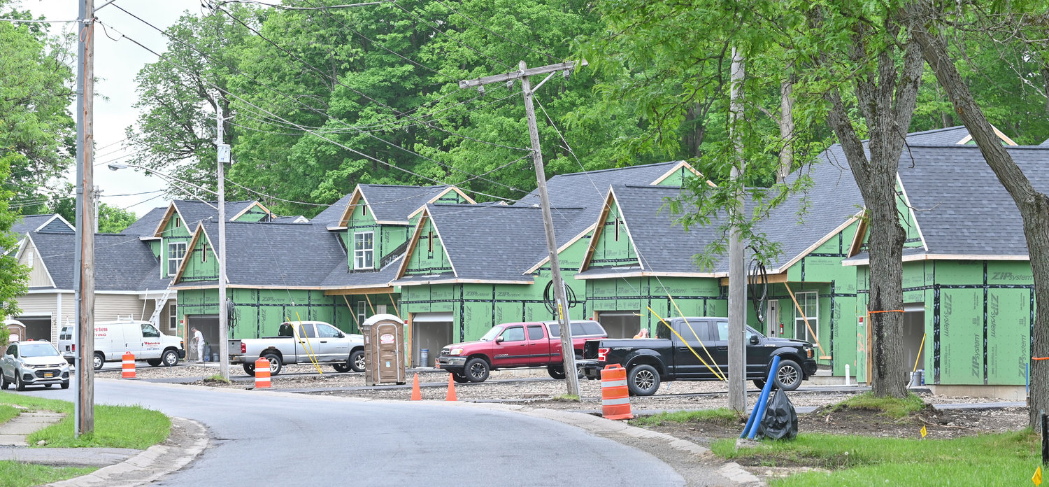 A construction crew was busily working to build scores of new single family homes in the former Woodhaven area in Rome on Thursday, June 2, 2022. A forum discussed the need for new and additional housing amid ongoing revitalization efforts in the region.