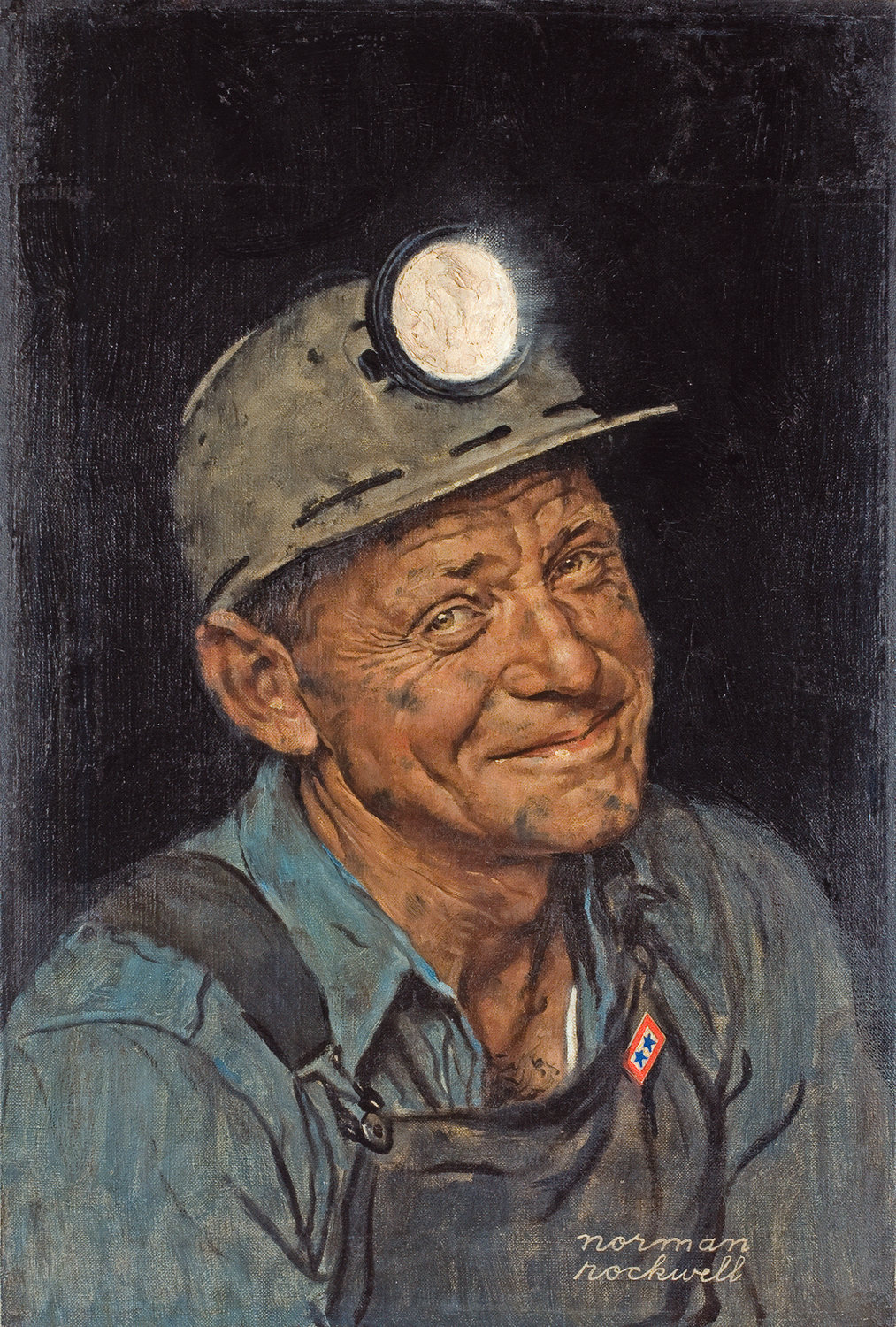 "Mine America’s Coal," 1944, Norman Rockwell, (American, 1894–1978), Norman Rockwell Museum Collection.