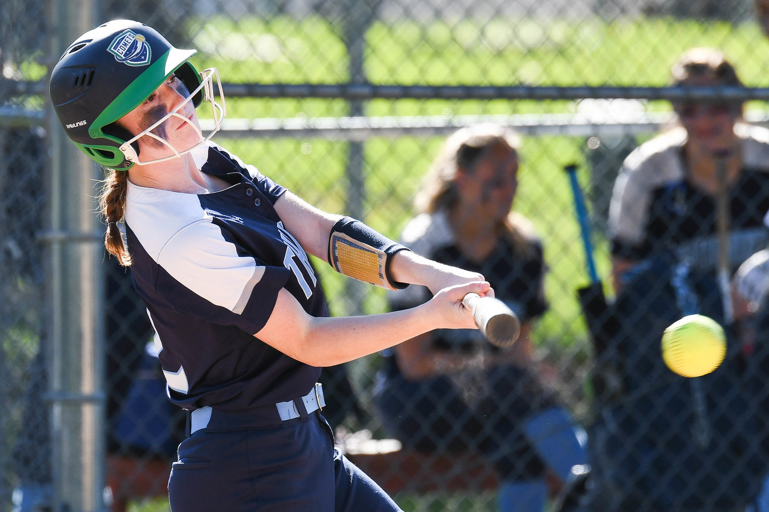 Central Valley Academy’s Madison Obreza, shown during the softball season in May, was a multi-sport athlete in high school. She also played soccer and basketball for CVA.