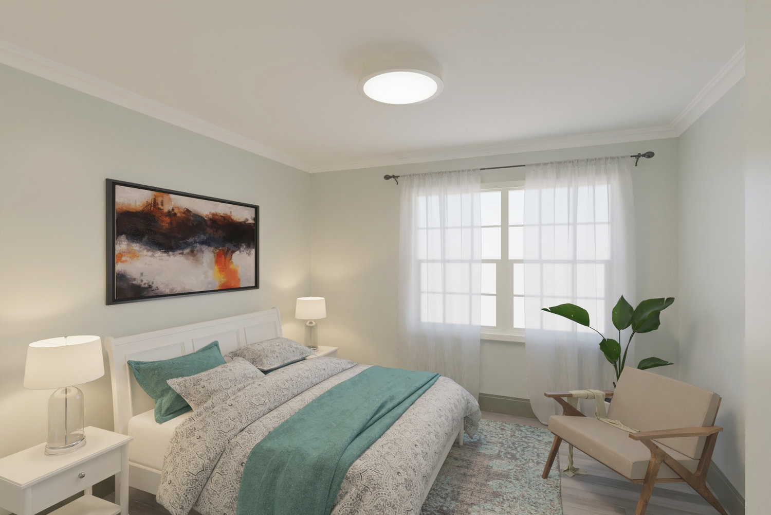 Phase 1 of The Villages at Stoney Creek includes 50 one-, two-, and three-bedroom apartments located next to Turning Stone at significantly below market rates and will be exclusively for new hourly employees relocating to the region. Pictured is a rendering of the apartment interior.