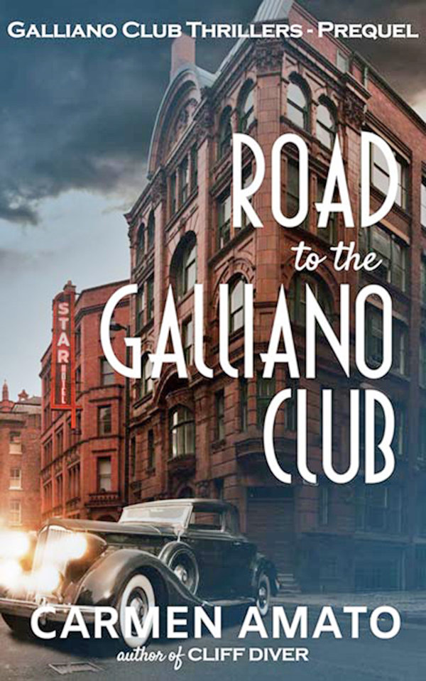 “Road to the Galliano Club” is the first thriller of a four-book series that takes place in the fictional city of Lido, N.Y., based on author Carmen Amato’s hometown of Rome.