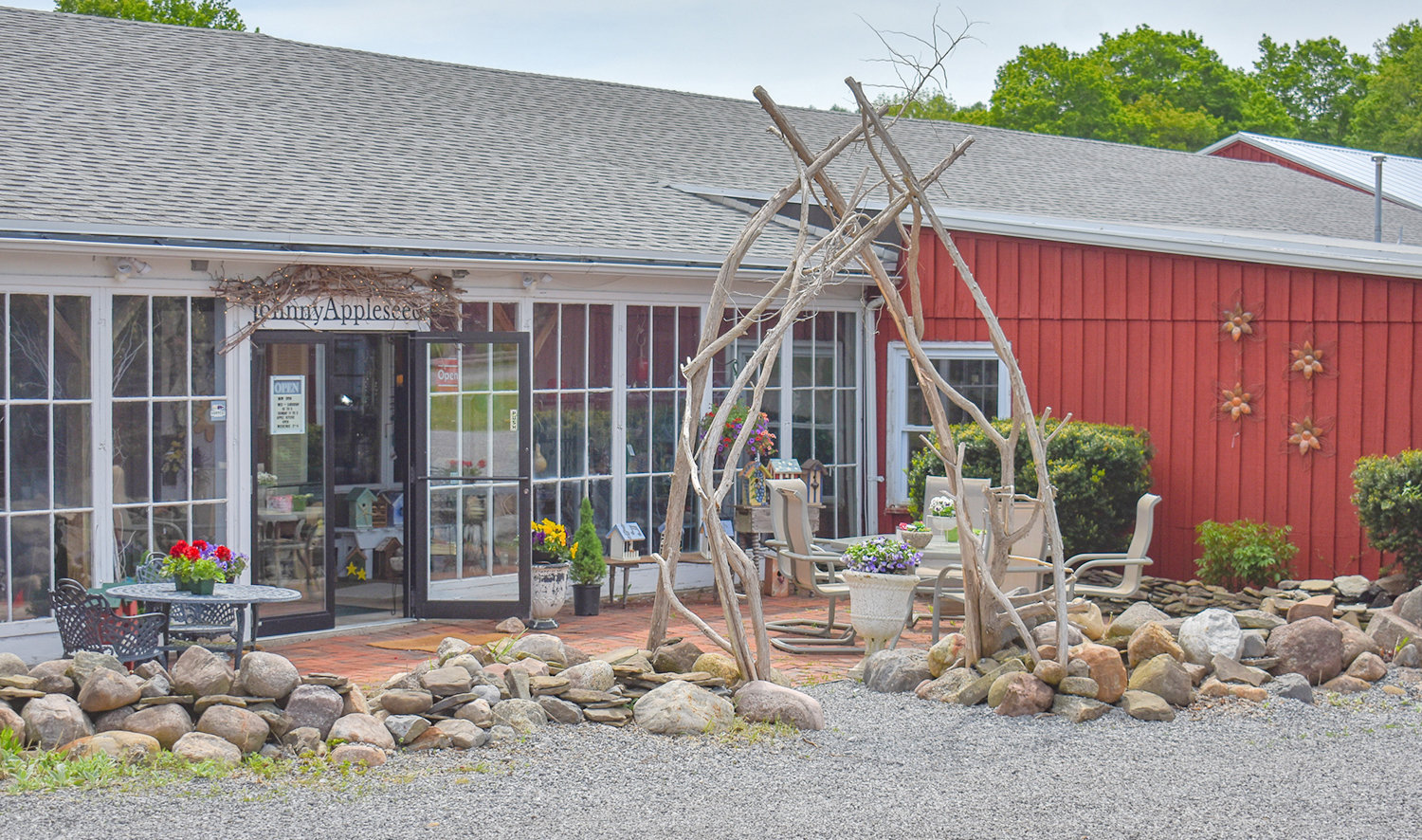 The Shoppes at Johnny Appleseed, located at 3402 Old State Road in Erieville, is a unique cooperative-style artisan marketplace.