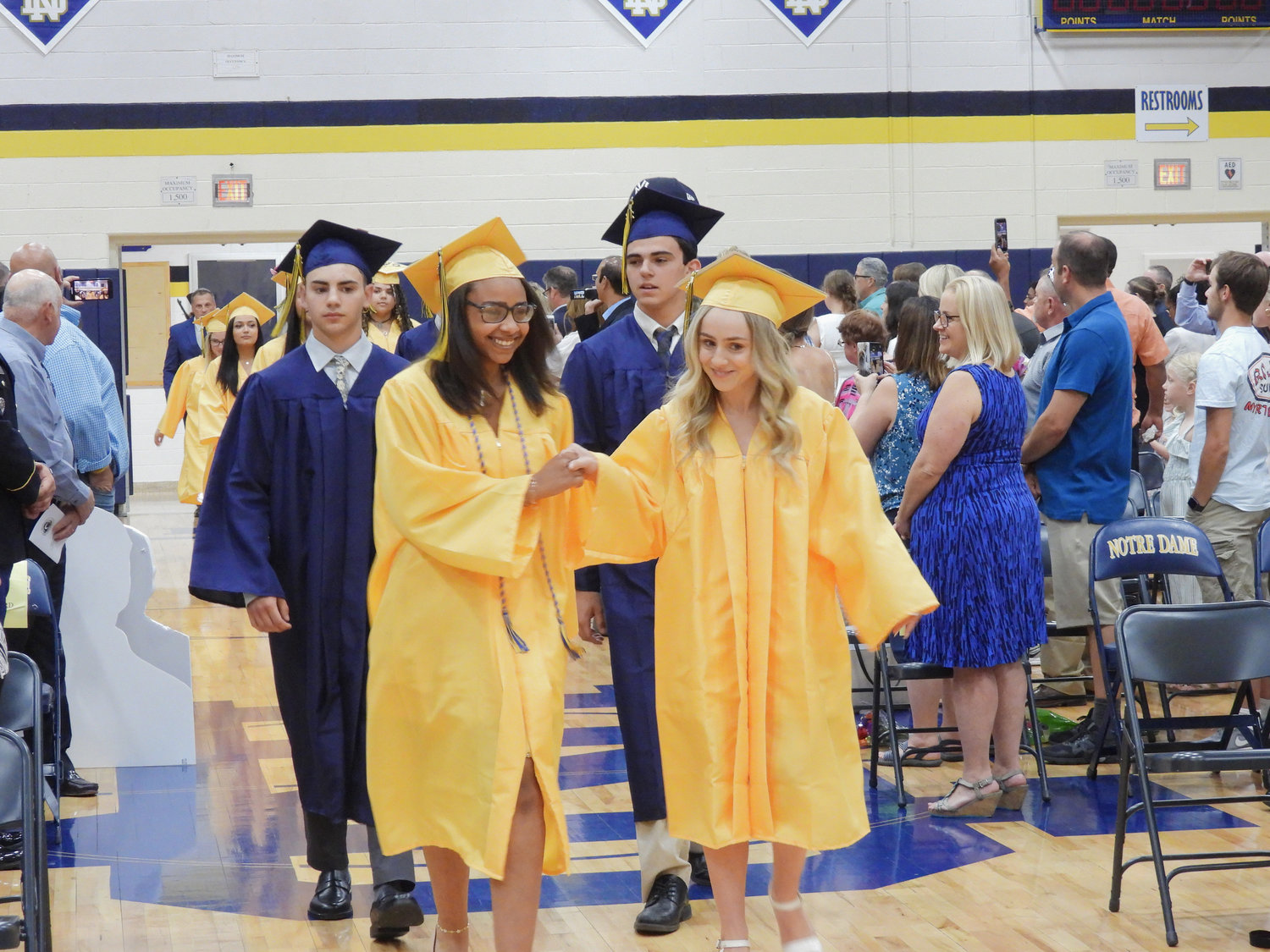 Members of the Notre Dame Junior/Senior High School Class of 2022 usher in the next chapter of their lives at their graduation ceremony on Friday. Look for more on the school’s graduating class in a special commemorative section to be published on Thursday, June 30.