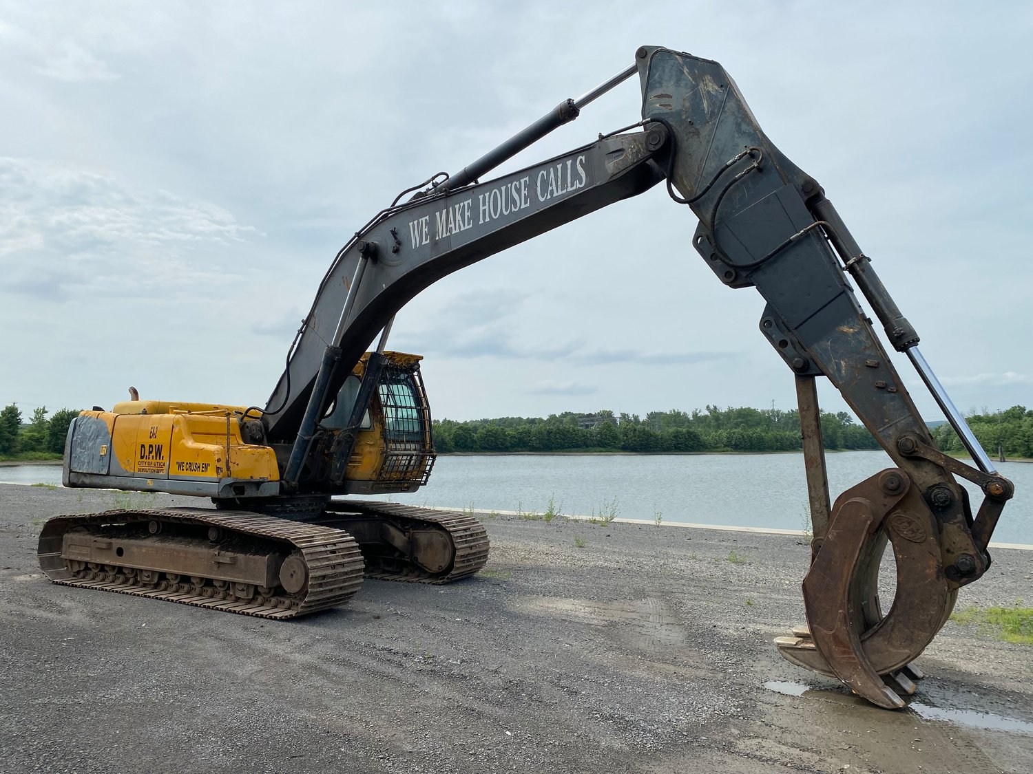With heavy construction apparatus on site and the waters of the Erie Canal in the background, demolition of a pair structures at Utica’s Harbor Point is set to begin Monday, beginning a new phase in the development of the location into a community and tourist hub.