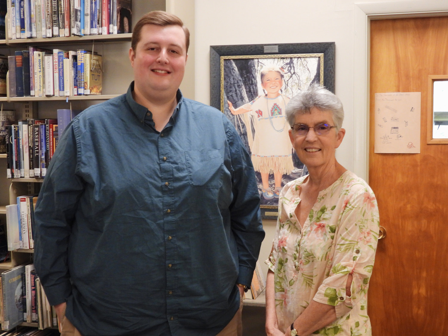 The Sherrill-Kenwood Library is saying goodbye to Library Manager Mary Kay Junglen and welcoming Bill Loveland, who will be the library’s next manager. The public is invited to the Library’s Aloha Celebration and Reception on Thursday, July 7, starting at 6 p.m.