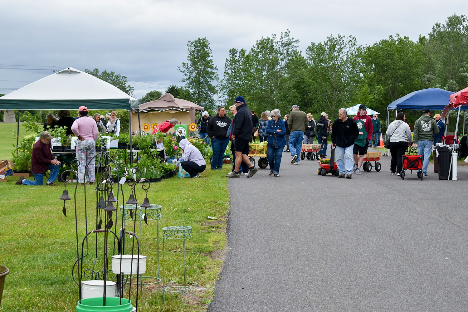 Cold temperatures and cloudy skies didn’t keep attendees away from the recent Herb and Flower Festival as almost 800 people attended the event hosted at the Oneida County Farm & Home Center, 121 Second St. in Whitestown.